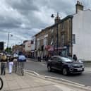 Proposal rejected. The entrance to the former Southgate car park site in Sleaford. Photo: NKDC