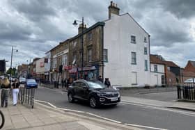 Proposal rejected. The entrance to the former Southgate car park site in Sleaford. Photo: NKDC