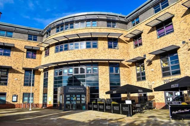 West Lindsey District Council offices.