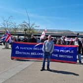 Enough is Enough protesters ahead of their march in Skegness.