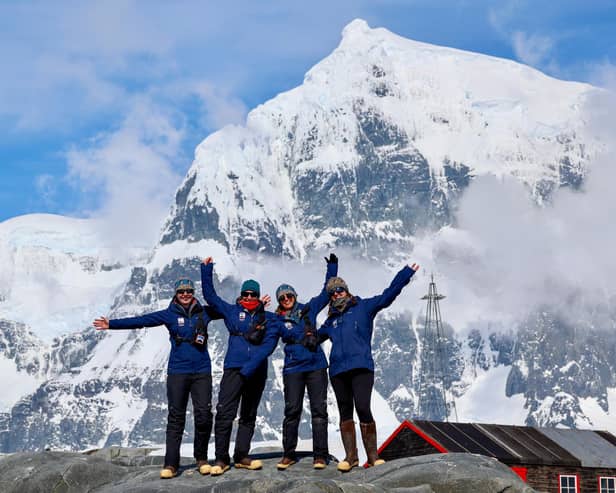 The team at Port Lockroy. Photo: UKAHT