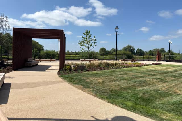 The former Baltic Mill site has been turned into a welcoming accessible space