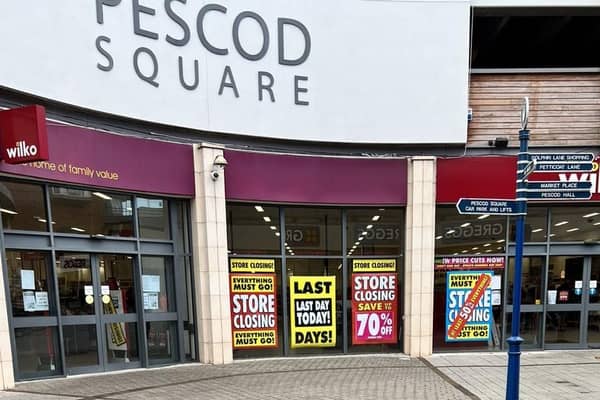 The photograph of Boston's Wilko shared online by Pescod Square Shopping Centre.
