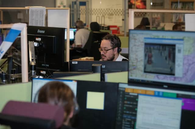 Lincolnshire Police's Force Control Room.