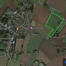 Proposed site plan for Mill House in Sea Lane, Hogstrthorpe.