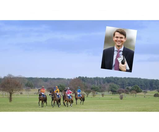 Community Race Day at Market Rasen Racecourse on Sunday July 9. Inset: Racecourse general manager Jack Pryor. Photo: Market Rasen Racecourse