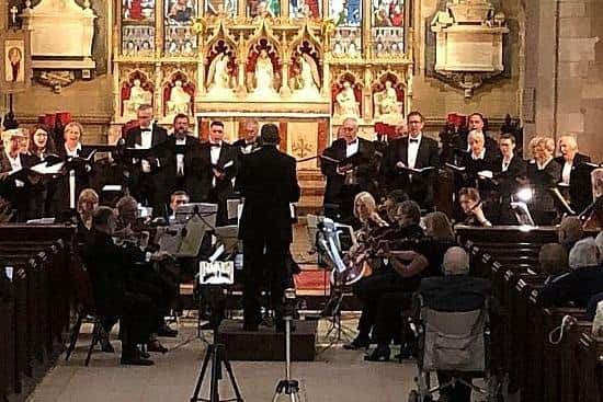 Louth Chamber Choir in concert at St James's Church.