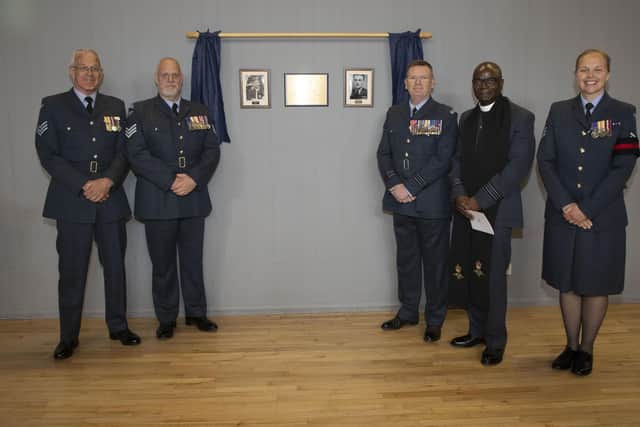 A Battle of Britain Plaque dedication / Presentation took place for Wing Commander Charles Nevill Overton 609 Squadron RAuxAF, unveiled at the school with the Deputy Lord Lieutenant of Lincolnshire, Francis Dymoke and members of the Overton family.