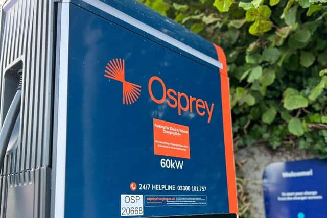 Osprey Charging installs four public rapid EV chargers in Scunthorpe