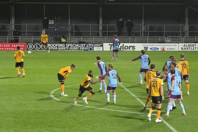 Boston v Gateshead action.