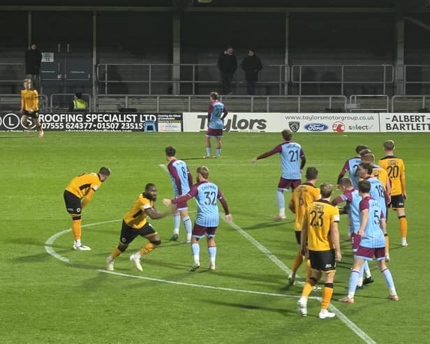 Boston v Gateshead action.