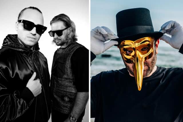 Sigma, left, and Clapone, right are among the DJs and artists set to perform.