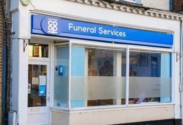 The existing Horncastle Funeral Home in the Market Place.