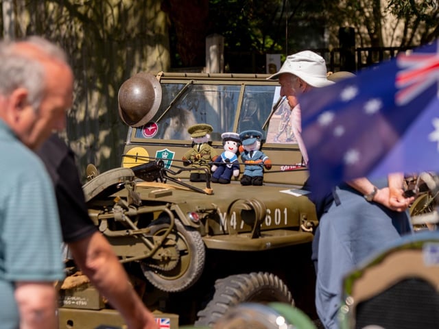 Vintage vehicles were on display at the Skegness VE/VJ 80 Picnic in the Park.