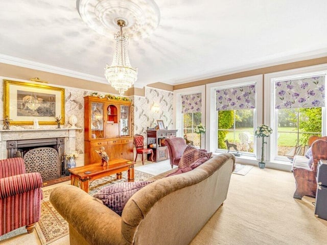 One of four reception rooms.