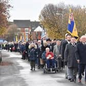 Currently the parade starts in the Hildreds loading bay and proceeds into Lumley Road and then Lumley Avenue. Photo: Barry Robinson.