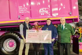 From left - Michael Bailey, Valerie Paragon, Charles Waudby and Tom Bailey, founder of Bailey Trailers.