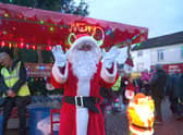 Christmas Eve visit from Father Christmas to Market Rasen