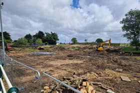 Work has begun on the new Travelodge and Starbucks drive-through site in Skegness.