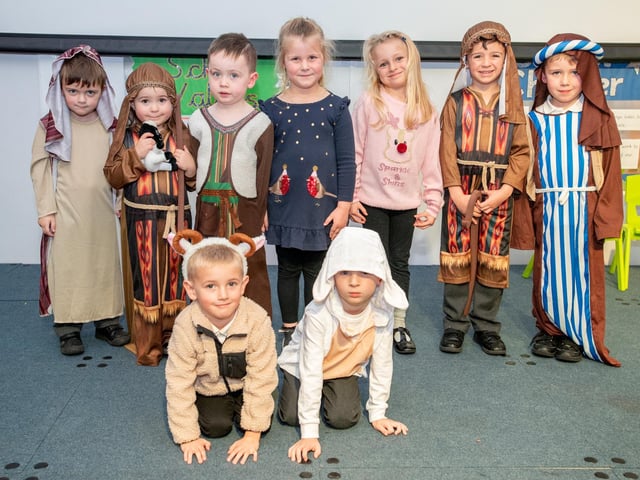 Grimoldby primary school's nativity.