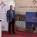 Coun Nick Worth And Coun Craig Leyland unveil their proposal for Lincolnshire councils reorganisation.