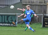 Lincs League action between Sleaford and Immingham.