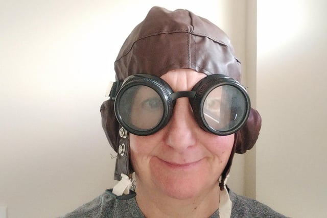 Debbie Chessum’s 40 hat challenge for Brain Tumour Awareness Month.