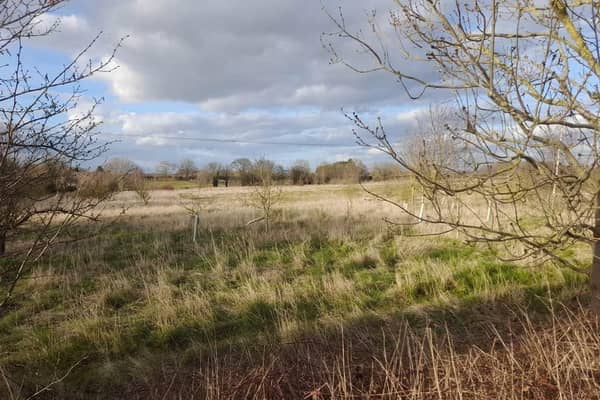 The land off Moor Lane, Leasingham.