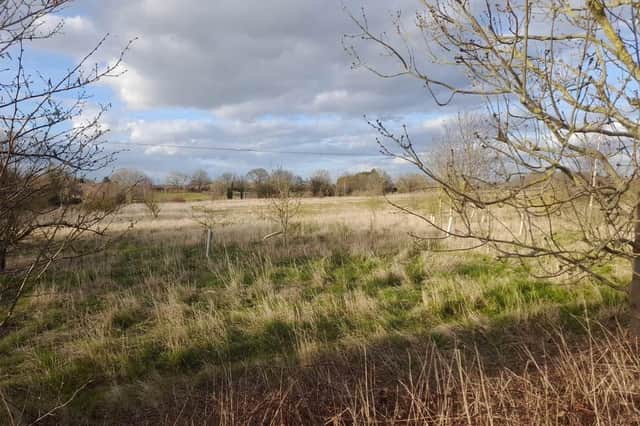 The land off Moor Lane, Leasingham.
