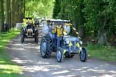 Wolds Tractor Run from Caudwell's Yard, Ludborough