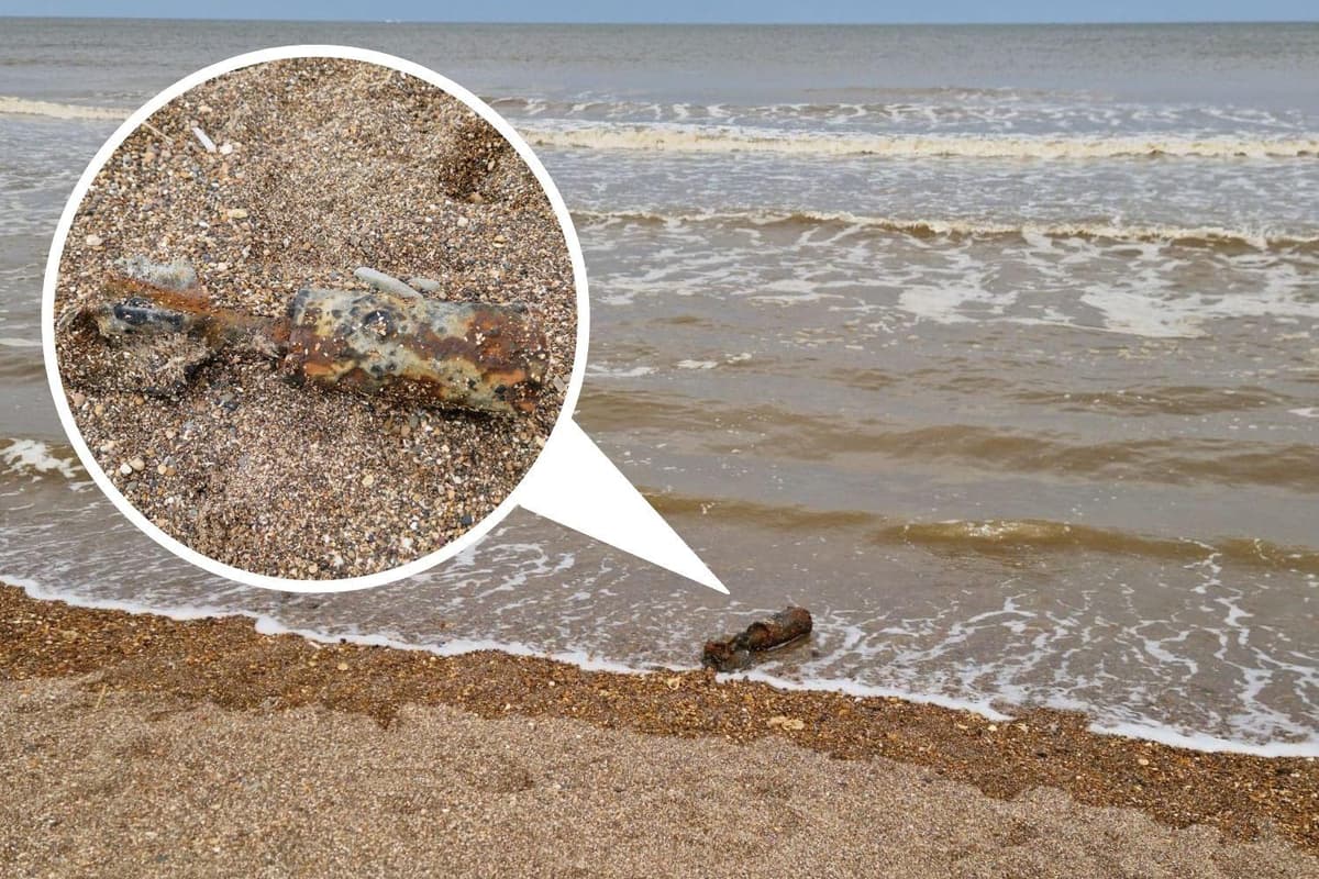 Unexploded bomb found on Lincolnshire beach leads to