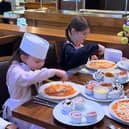 Pizza making is fun at the Big Blue Hotel