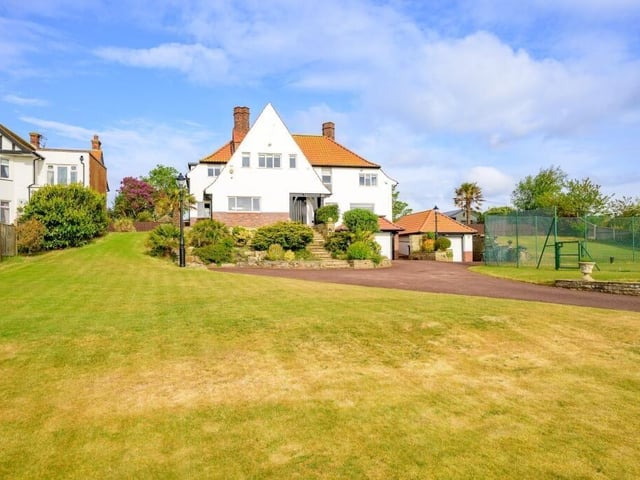 The front lawn.