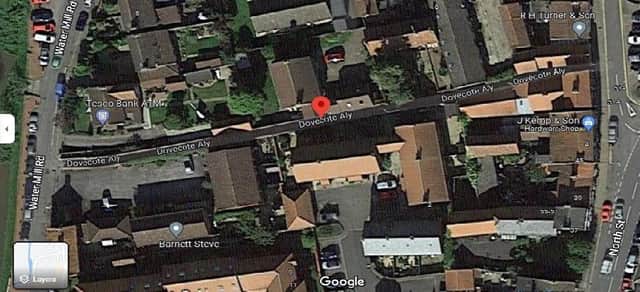 Dovecote Alley. Photo: Google Maps