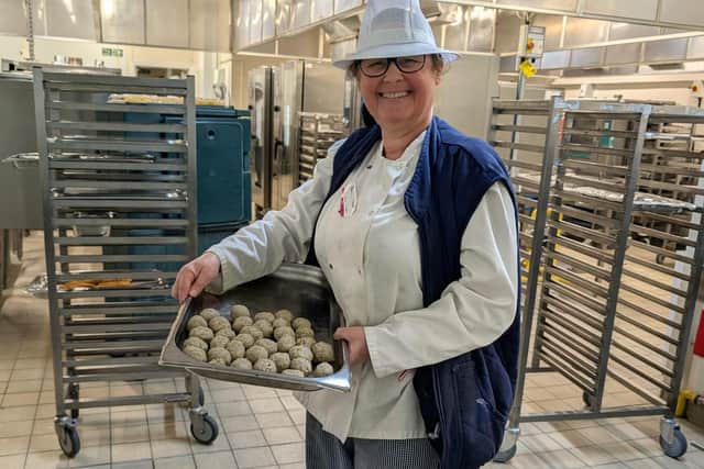 The catering team at Pilgrim hospital is getting ready for Christmas