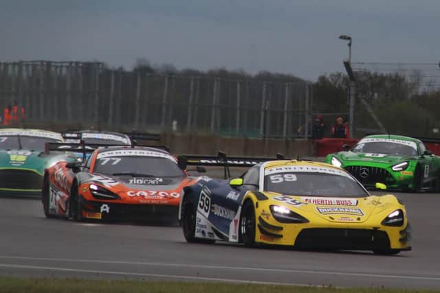 Balfe and Smalley (car 59) were in great form at Silverstone. Photo submitted.