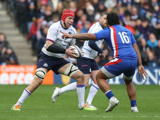 Held his own in the lineout as the Scots nicked one from France and lost one on their own throw. 6