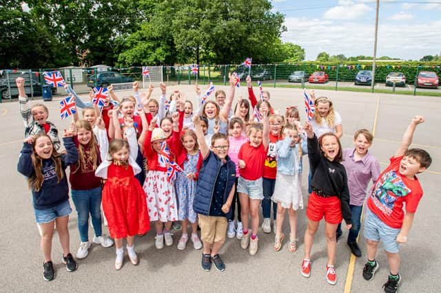 Woodhall St Andrew's primary school Platinum Jubilee celebrations.