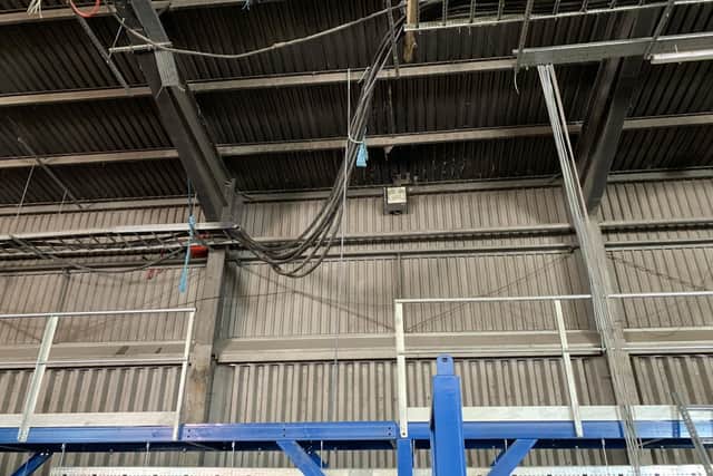The worker caused an explosion while levering cables with a crowbar. Photo: HSE