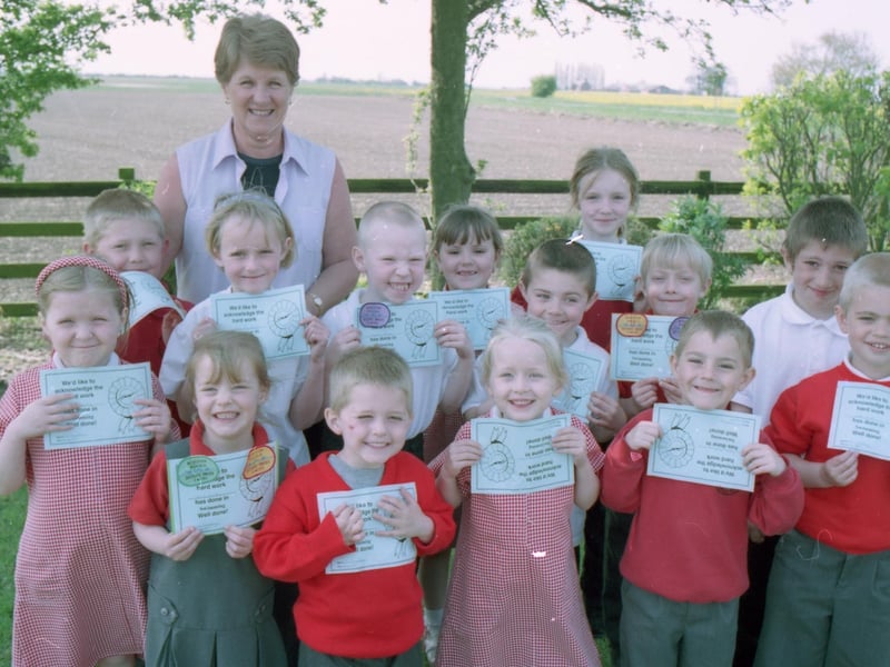 More pupils from Toftstead Primary School, in Amber Hill, with their swimming certificates.
