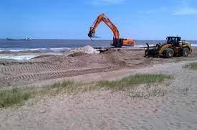 Preparations are underway for the  annual £7m beach nourishment scheme.