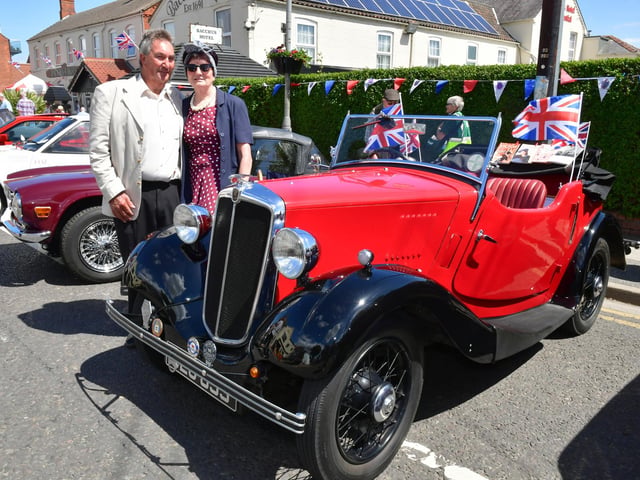 Neil and Jane Goss of Mablethorpe with their 1936 Morris 8 Tourer