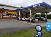 Boston Road Service Station.