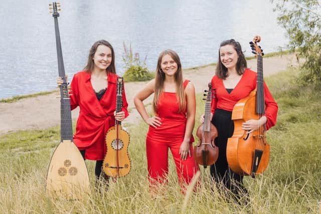 The Portrait Players, an all-female trio set to grace St James's Church in Louth at a music concert on Saturday, June 14.