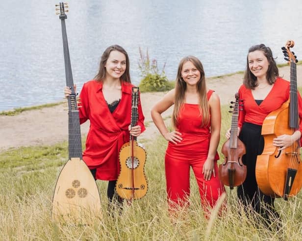 The Portrait Players, an all-female trio set to grace St James's Church in Louth at a music concert on Saturday, June 14.
