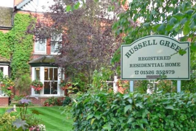The Russell Green Care Home on Stanhope Avenue, Woodhall Spa, where Sandra Adams worked for many years as a cook.