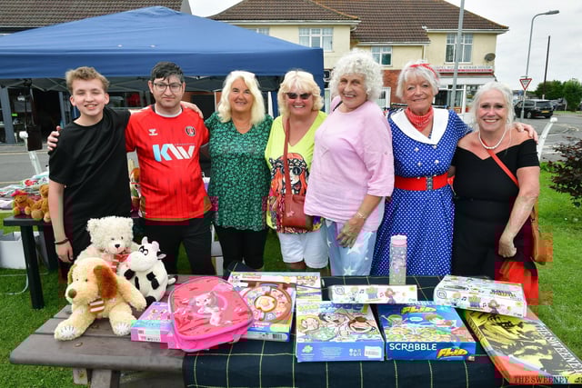 Members of Chapel Carnival Committee (from left) Sonny Burton, Thomas Edwards, Joanne Ashcroft, Andrea Gougher, Linda Bateson, Suzan Revell and  Amanda Edwards.