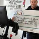 Ric Hart raised £1,115 for the Children's Bereavement Centre