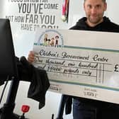 Ric Hart raised £1,115 for the Children's Bereavement Centre