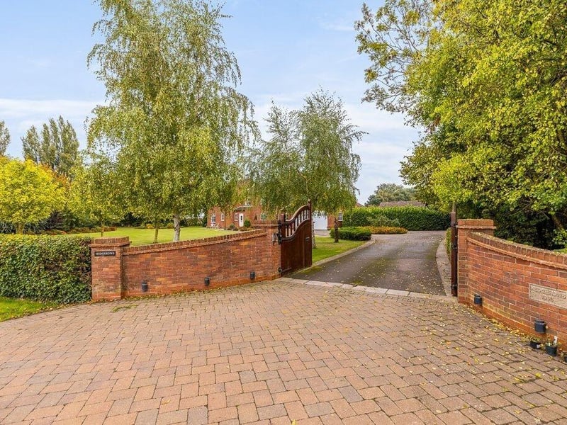 The entrance to the property.